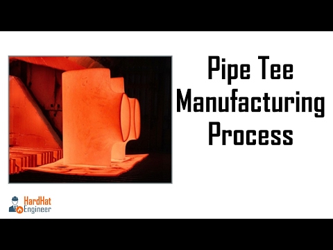 Tee pipe manufacturing process