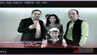 Ерөнхийлөгчийн туслах уран сайхны кино Тэнгис, өргөө, соёмбын дэлгэцнээ Жүжигчид зогсоод ярьж байгаагаар