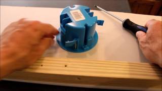 Explanation: Old work ceiling electrical box for pendant or led lights