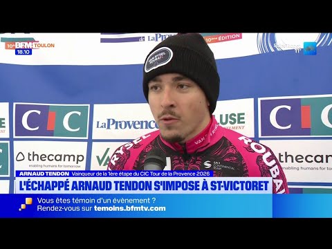 CIC Tour de la Provence : la première étape pour l'échappé suisse Arnaud Tendon (Van Rysel Roubaix)
