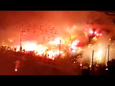 Amazing pyro show | ARIS vs BOCA Juniors