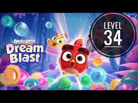 Angry Birds Dream Blast - Gameplay Walkthrough Level 34 || Not used any booster ||