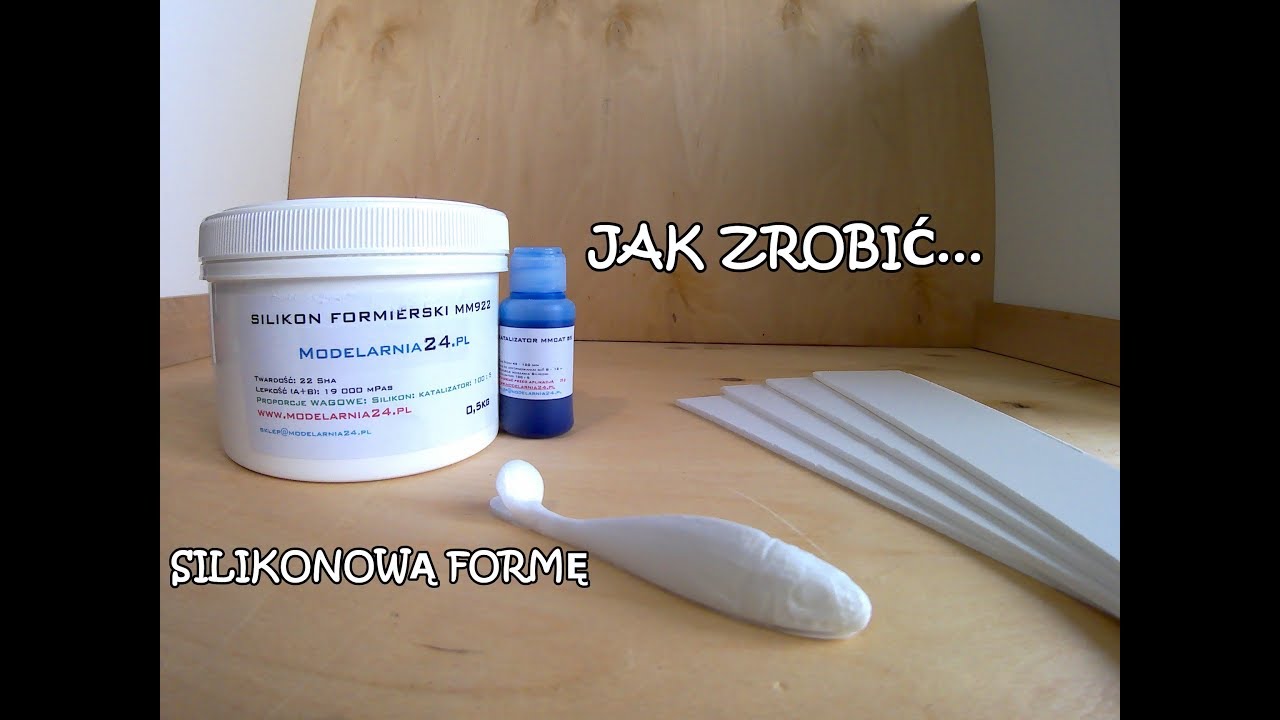 Jak zrobić silikonową formę do przynęt wędkarskich | How to make a silicone mold for fishing lures