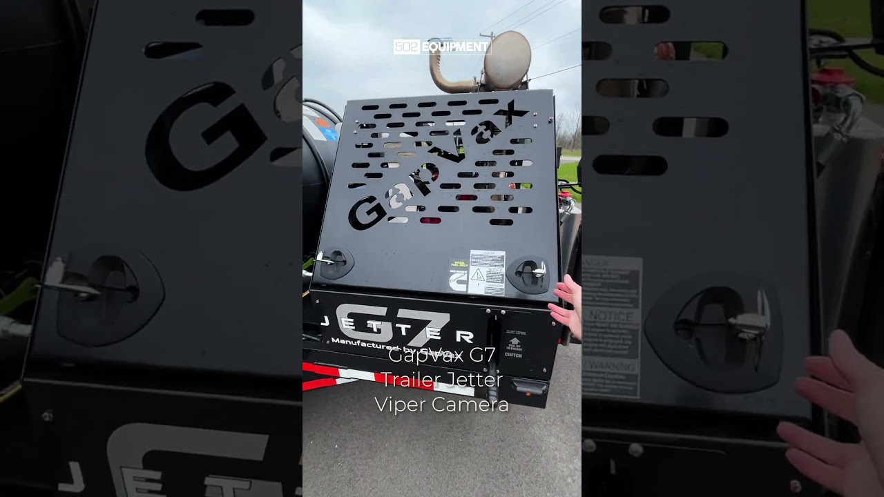 Walk Around GapVax G7 Trailer Jetter w/Viper