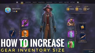 Hogwarts Legacy | How to increase Gear Inventory Size | Capacity Increase