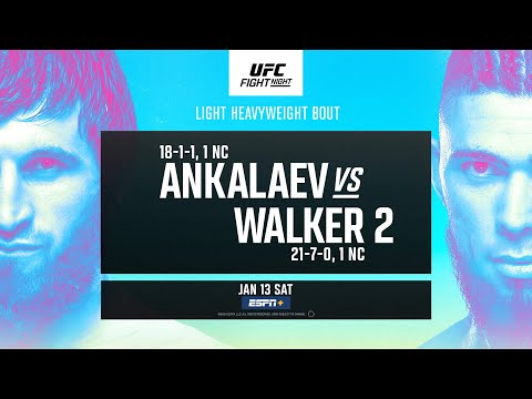 Thumbnail of the video: UFC Vegas 84: Ankalaev vs Walker 2 - January 13 | Fight Promo