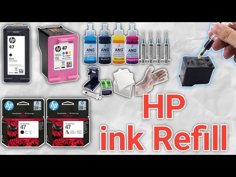 How to refill Hp ink cartridge.How to Refill HP Ink 47 Cartridge.how to refill ink cartridge hp.