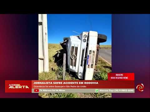 Jornalista Magaiver sofre grave acidente em Guaxupé