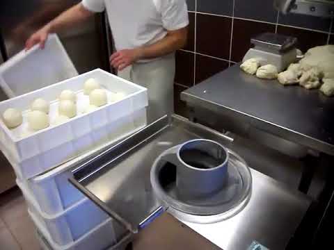 Pastaline P40 Dough divider   Pizza speed test