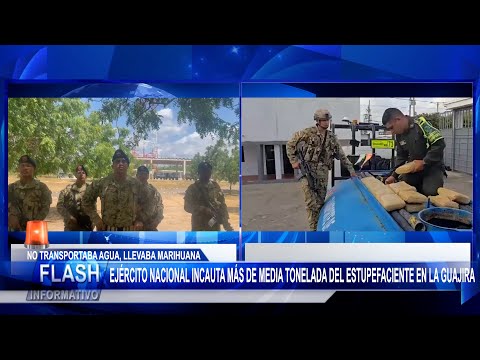 Cayó Camión Cisterna con Media Tonelada de Marihuana en La Guajira