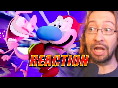 MAX REACTS: Ren & Stimpy - Nickelodeon All Star Brawl