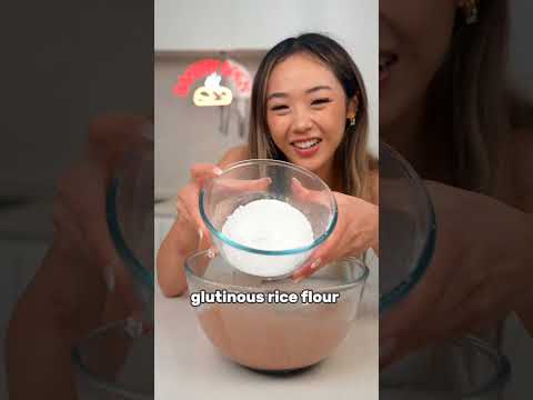 2 INGREDIENT CHOCOLATE MOCHI ICE CREAM #SHORTS