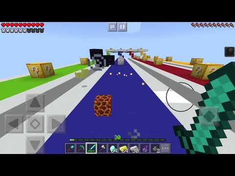 Minecraft lucky block race!