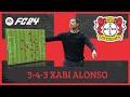 Xabi Alonso 3-4-3 Bayern Leverkusen EA FC 24 |Tácticas|