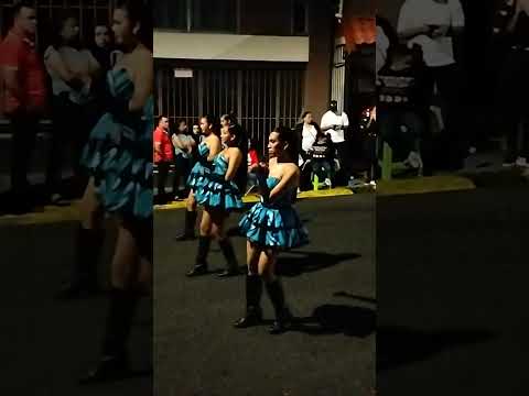 Una parte del "Festival de la Luz" en Naranjo de Alajuela.