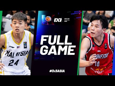 Malaysia 🇲🇾 vs Indonesia 🇮🇩 | Men Full Game | FIBA 3x3 Asia Cup 2025 | #3x3Basketball