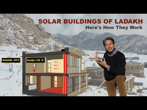 Solar Buildings of Ladakh, Here is how it works | Sonam Wangchuk Ladakh