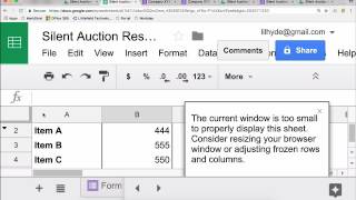 Free Silent Auction Bidding Solution