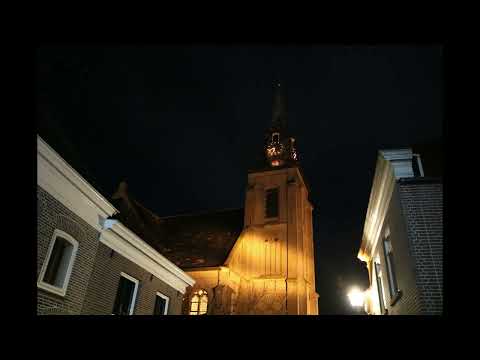 Tien geboden vers 1 en 9, met bovenstem uit Genemuiden