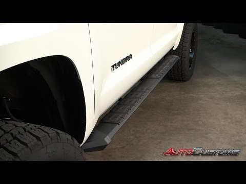 Iron Cross Stealth Running Board Review Video - AutoCustoms.com
