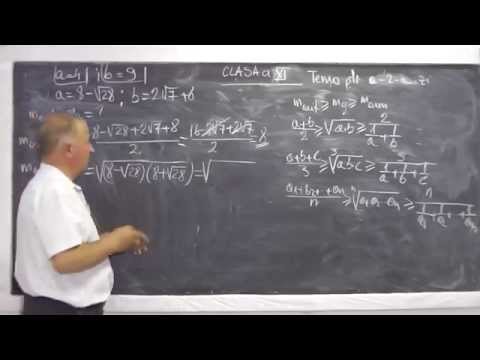 Lectia 579 - Fractii periodice - Media aritmetica geometrica - Operatii cu radicali - Tema Clasa 11