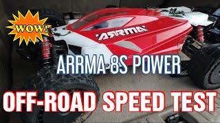 ARRMA 8s OFFROAD SPEED FAIL