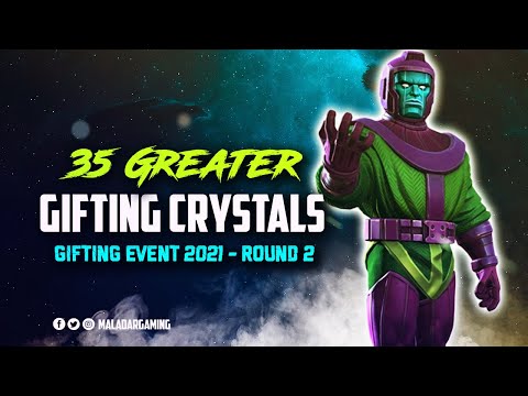 35 Greater Gifting Crystals Opening Round 2 🤑 MCOC