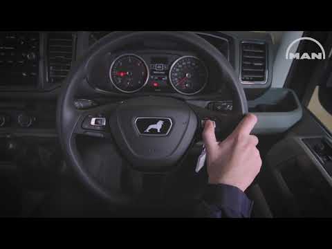 The MAN TGE - Multifunctional steering wheel