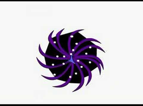 Particle man animation.