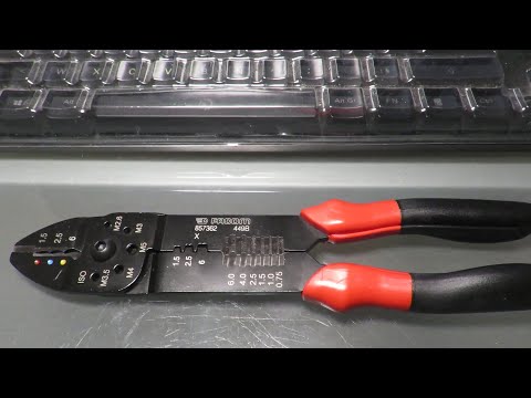 Replės laidų antgaliams užspausti Facom 449B; 240 mm video