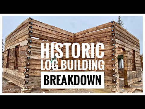 Traditional Log Home Dissection #reclaimed #bclogschool #handhewn #oldlogcabin #dovetail #logcabin