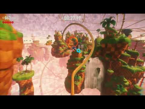 Sonic Frontiers Cyberspace 4-5 All Missions Speedrun 55.11