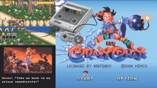 Kid Klown In Crazy Chase SNES - C&M Playthrough