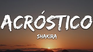 Shakira - Acróstico (Letra/Lyrics)