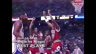 November 14, 1989 Bulls vs Kings highlights