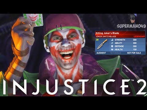 My NEW Legendary Joker Setup! - Injustice 2 "The Joker" Legendary Gear Gameplay