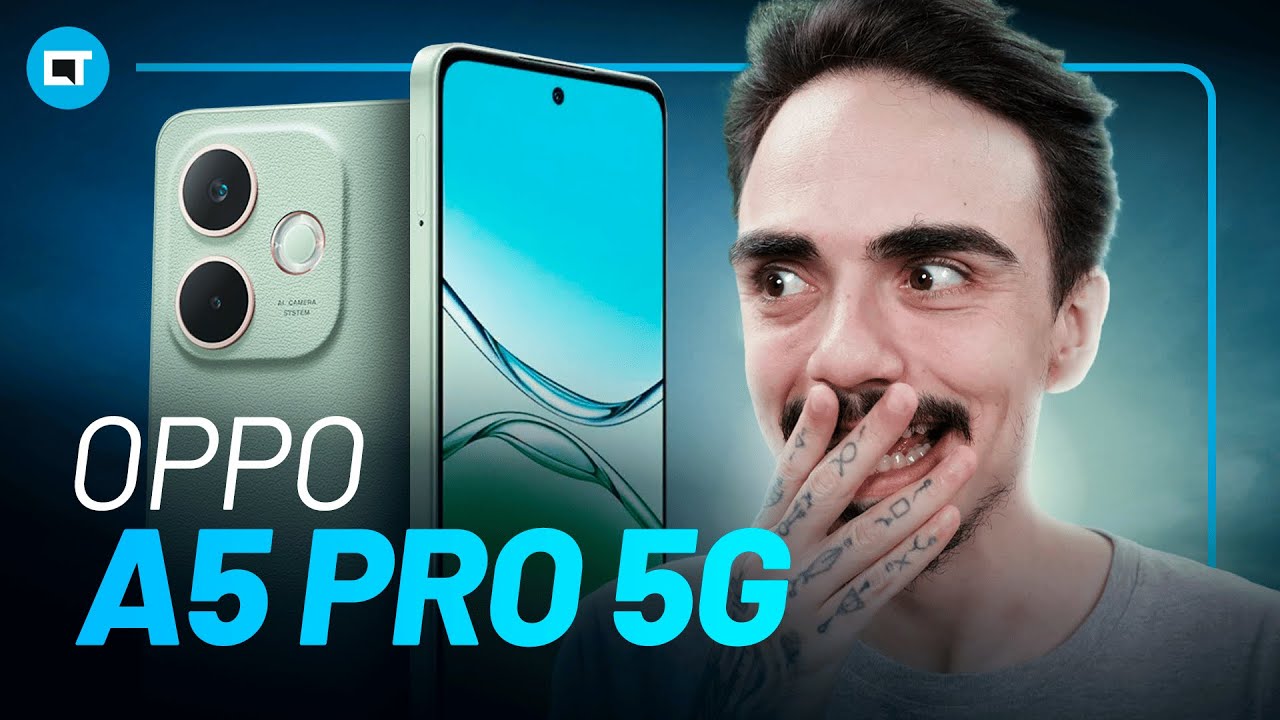 Miniatura da avaliação em vídeo de Smartphone OPPO A5 256GB 6GB RAM Física e 6GB RAM Virtual Roxo