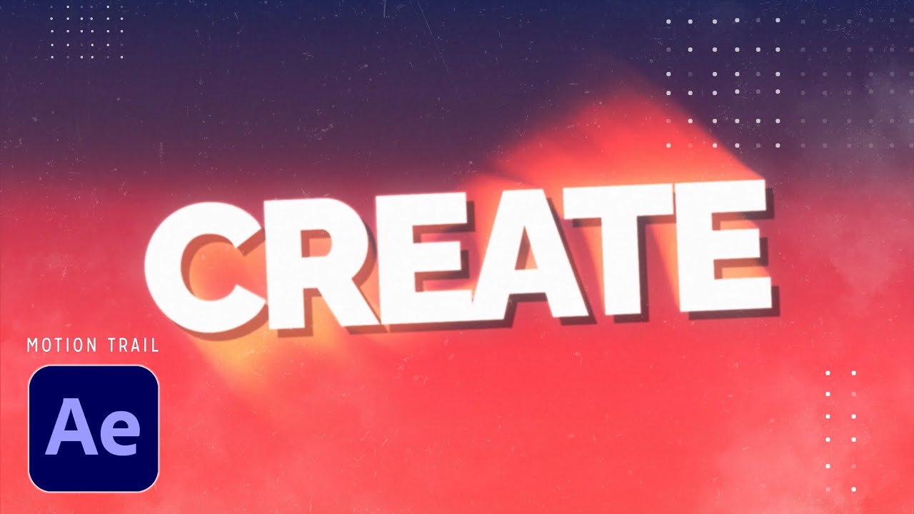 Cool Echo Motion Trail Effect | After Effects Tutorial