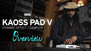 Video thumbnail for KAOSS PAD V Overview | Touch-Controlled Effects, Sampling & Looping by Korg