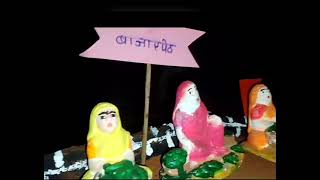 राजगड किल्ल्याची प्रतिकृती सादरीकरण