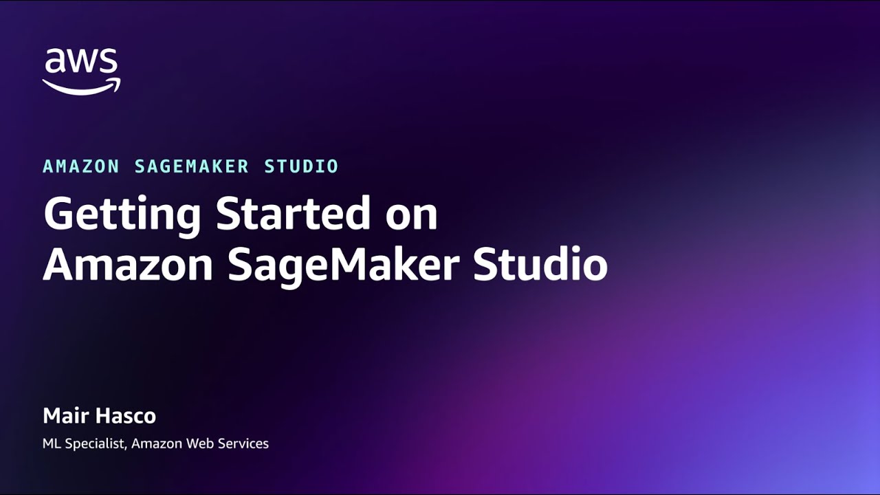 Getting started on Amazon SageMaker Studio | Amazon Web Services