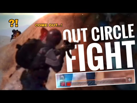 Intense fight outside of circle - PUBG MOBILE