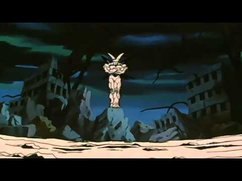 DragonBall GT - Omega Shenron's Dragon Thunder Attack on Vegeta [Remastered ~ 1080p HD]