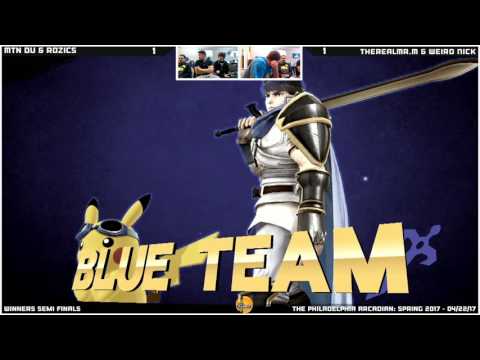 PSPA 2017  Mtn Du & Rozics vs TheRealMrM & Weird Nick   Winners Semi Finals   Smash 4 Doubles