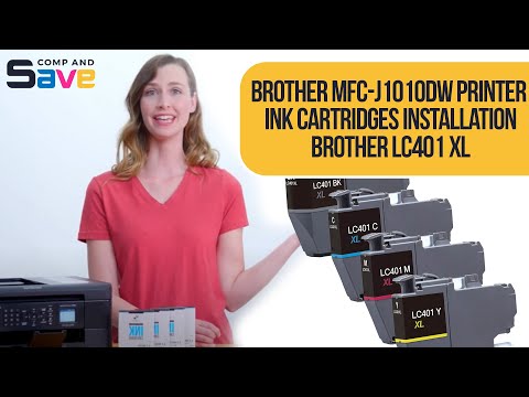 How to Install Brother LC-401 Ink Cartridges