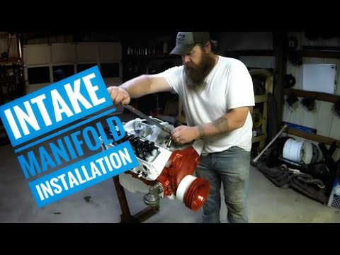How to install intake manifold on a small block Chevy
