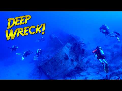 DEEP Wreck Dive on Roatan with DiveTalk!