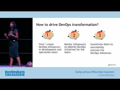 DevOpsDays Chicago 2019 - Lakshmi Baskaran - Devops without a Million Dollar Investment