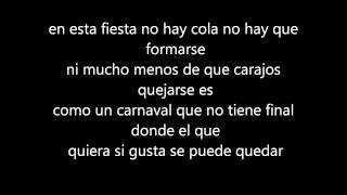 Resorte- Aqui no es donde-letra lyrics