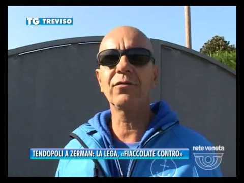 TG TREVISO (29/10/2016) - TENDOPOLI A ZERMAN: LA LEGA, «FIACCOLATE CONTRO»